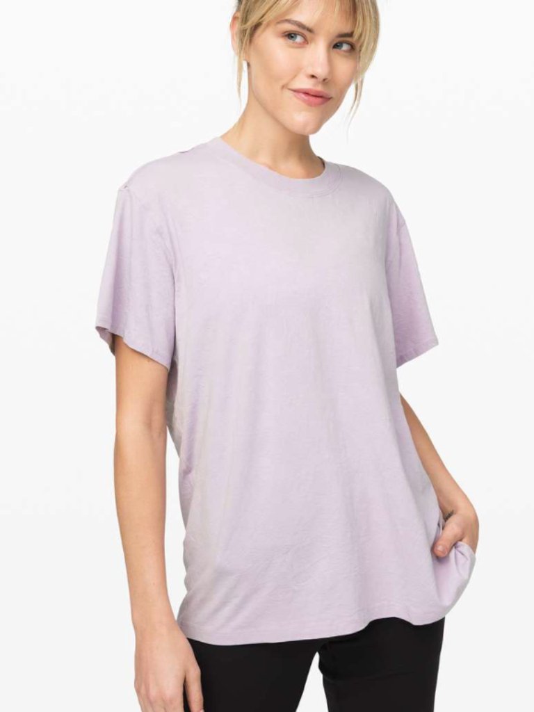 Lululemon All Yours Boyfriend Tee *Cropped Wash
